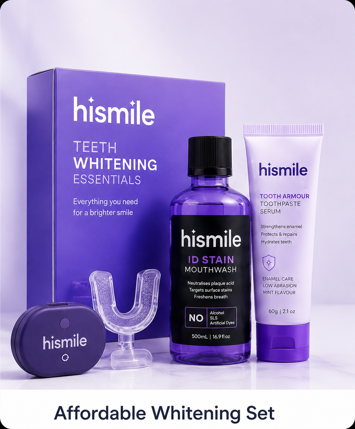 hismile Affordable Whitening Set – Complete Teeth Whitening Kit